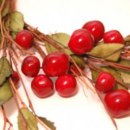 Cherry Spray Wreath (2)