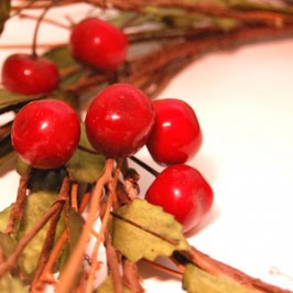 Cherry Spray Wreath (3)