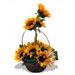 Fresh Flowers - Basket of Sunshine