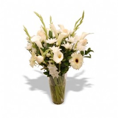 White Sympathy Vase