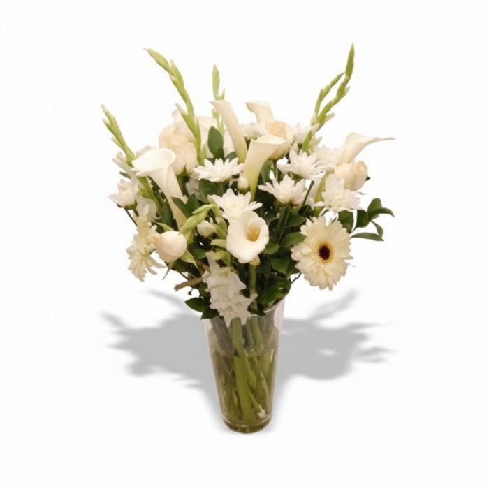 White Sympathy Vase