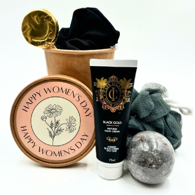 Black & Gold Pamper Tub