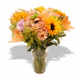 Sunny Flowers in a Vase