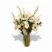 Fresh Flowers - White Sympathy Vase